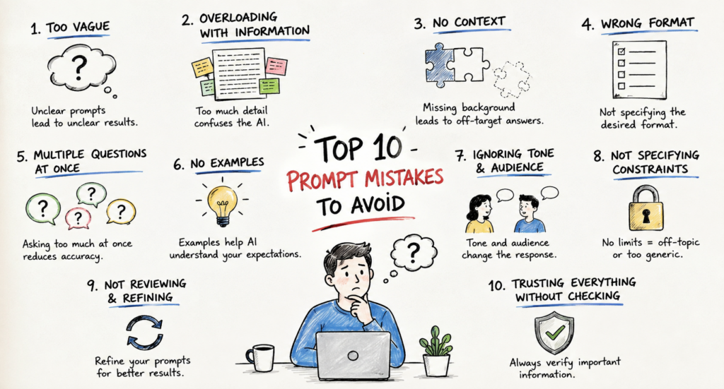 Top 10 Prompt Mistakes to Avoid
