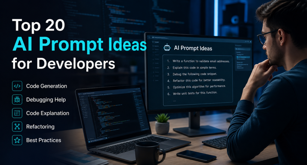 Top 20 AI Prompt Ideas for Developers