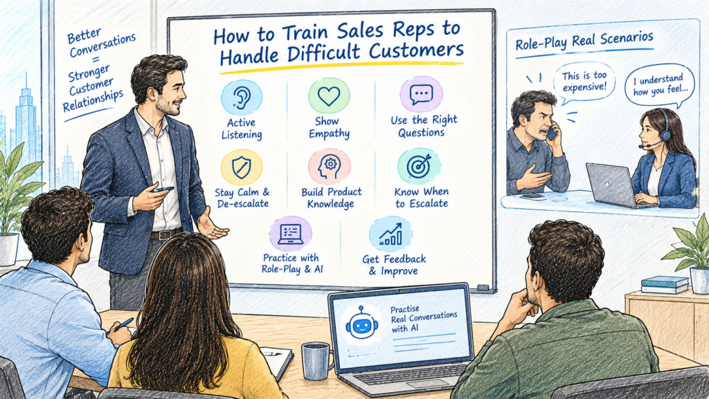 How to Train Sales Reps to Handle Difficult Customers img